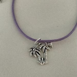 Palm trees necklace